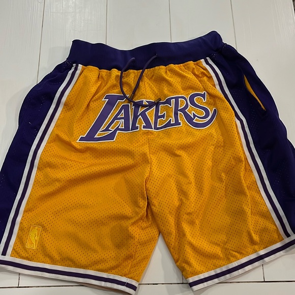 ウェア just don Lakers XL NBA X Just Don Shorts 
